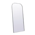 thumbnail image 5 of Elegant Decor Metal Frame Arch Full Length Mirror 35x72 Inch in Silver, 5 of 9