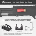 thumbnail image 6 of 12 Gauge Shotgun Shell Holder – Tactical Ammo Carrier – PA12 Plastic Mount with Screw Hole – Compatible with Most 12GA Shotguns – Durable Shell Rack for Hunting and Range (1), 6 of 6