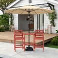 thumbnail image 3 of AreShark HDPE Tall Adirondack Chair Set with Removable Double Trays (Set of 2) Dark Red, 3 of 9