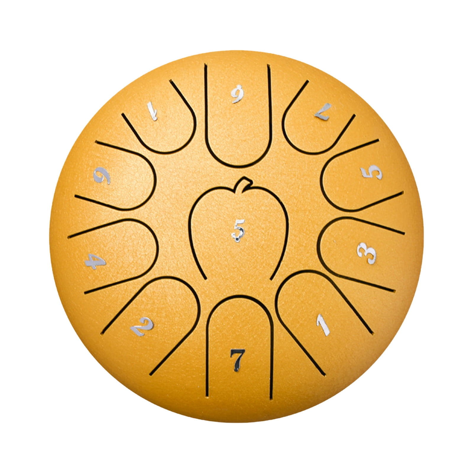 kcavykas Safe Toys for Children 6-Inch 11-Note Outdoor Steel Tongue Drum – Create Harmonious Music in Your Garden with This Outdoor Instrument