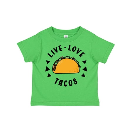 

Inktastic Live Love Tacos Gift Toddler Boy or Toddler Girl T-Shirt