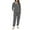 Dark Gray#2, variant on Fengactive Women's Long Sleeve Crew Neck Pajama Set With Pockets Printed Lounge Sets Two Piece Pj Outfits