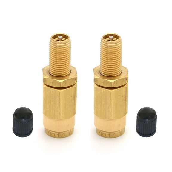 2 x Schrader Air Suspension Fill Valve Inflation Push-To-Connect 1/4" DOT