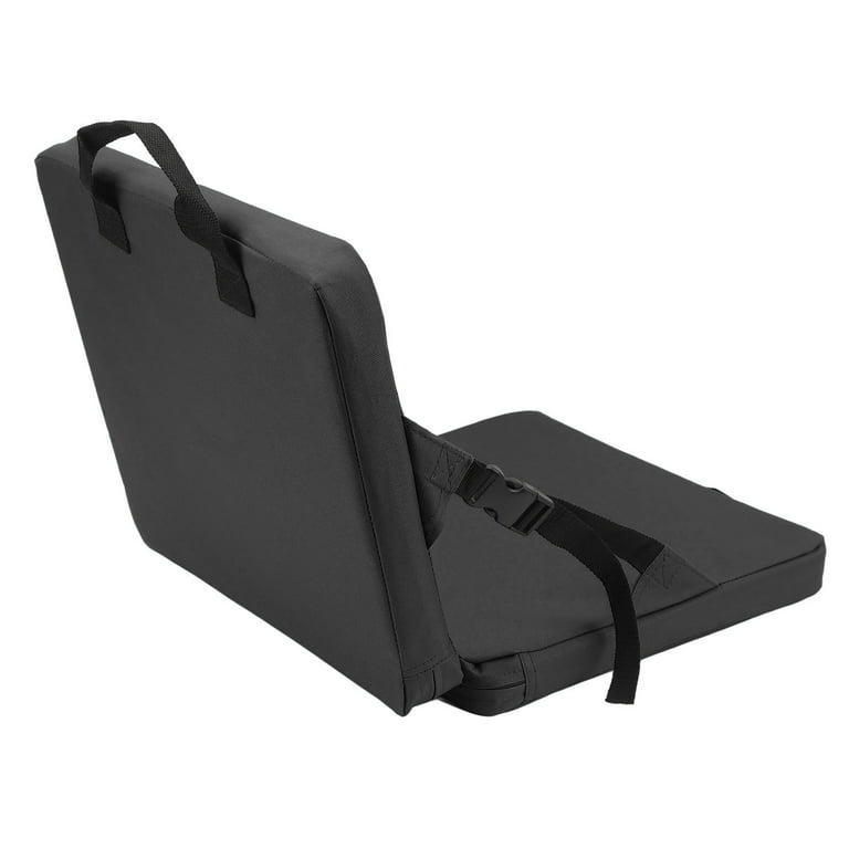 Stadium Seat Bleacher Cushion Light Weight & Portable Black Sports Chair