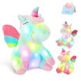 thumbnail image 2 of 30cm LED Light Musical Unicorn Plush Toys Soft Cute Green Pink Light-up Stuffed Animals for Girls Birthday Gift Glowing Toy, 2 of 5