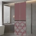 thumbnail image 4 of Boho Red Brown Flower Window Privacy Film, Abstract Bohemia Pesley Floral Static Cling UV Sun Blocking Tint Film Heat Control Windows Films for Bedroom Bathroom, Window Stickers 23.6"x59", 4 of 8