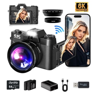 Sony Cyber-Shot DSC-W810 20.1 MP Camera with 6X Zoom, 64GB Card