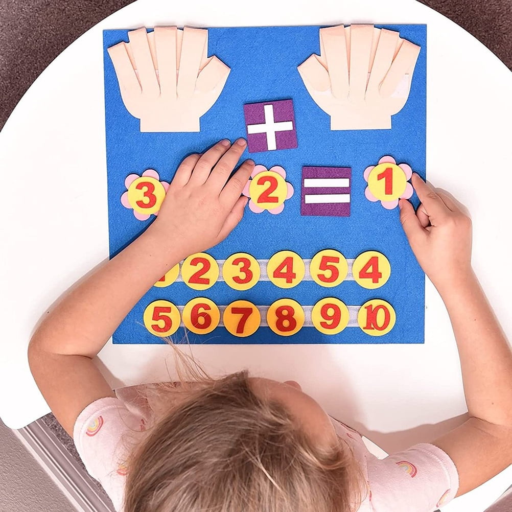 Jouet Montessori Mathématiques En Bois – Blocs Chiffres, Bâtonnets Comptage Et Comptage Sur Doigts – Éducatif 2-5 Ans – STEM Sensoriel - 4