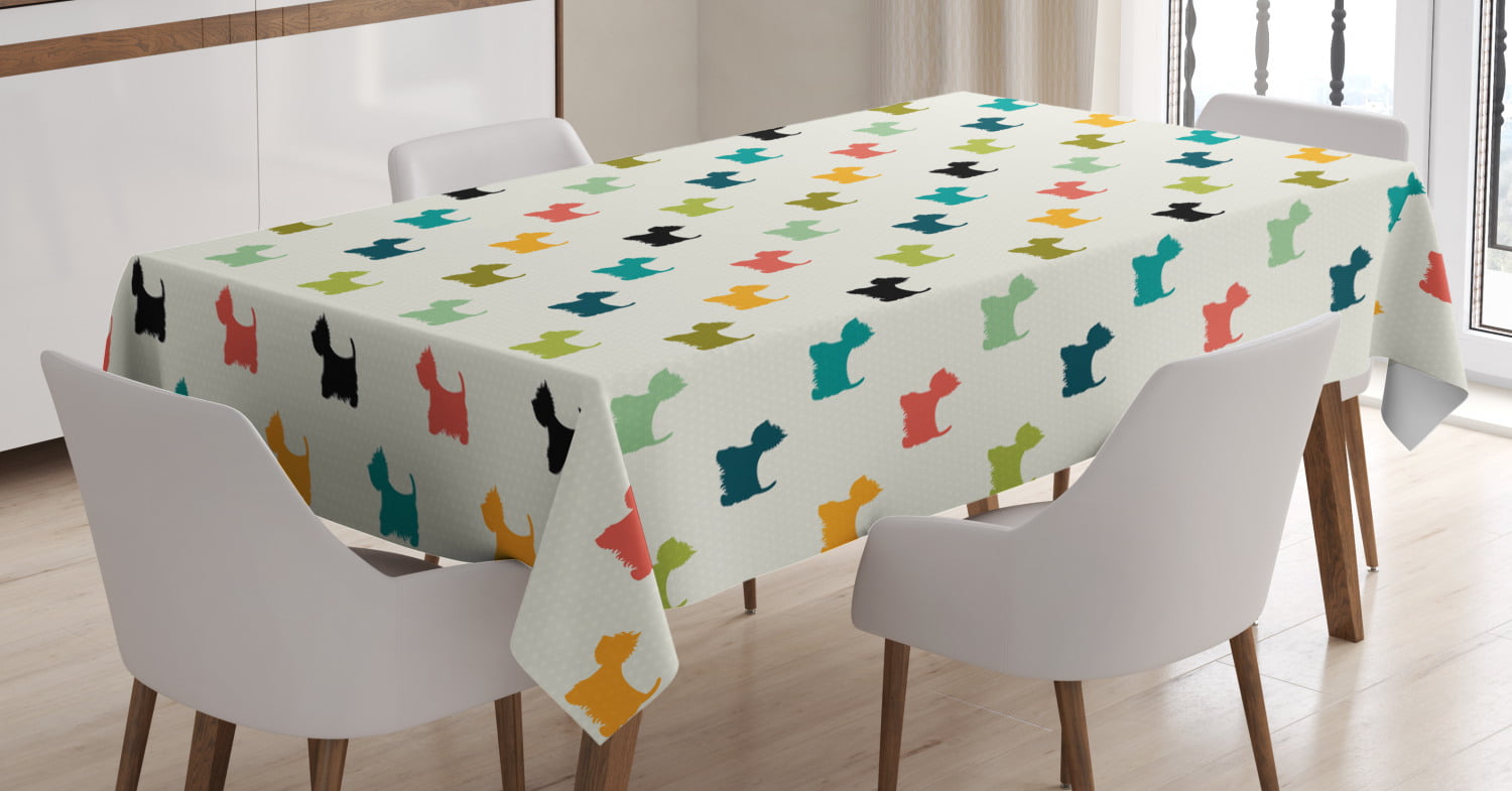 INTERESTPRINT Glowing Butterfly 60 x 84 Inch Washable Polyester Rectangular Tablecloth