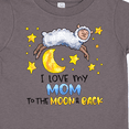 thumbnail image 4 of Inktastic I Love my Mom to the Moon and Back Cute Sheep Boys or Girls Toddler T-Shirt, 4 of 5