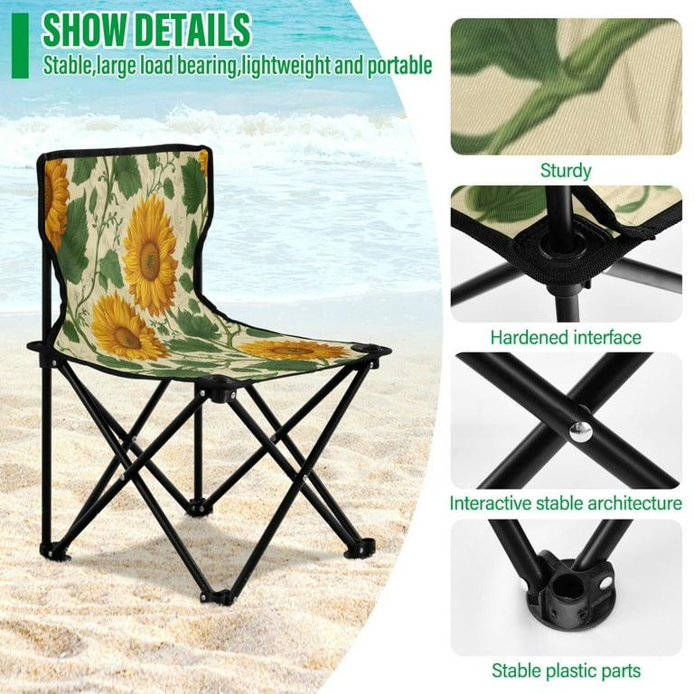 Folding Chair Camping Chair For Camping Picnicking Outdoor Beach