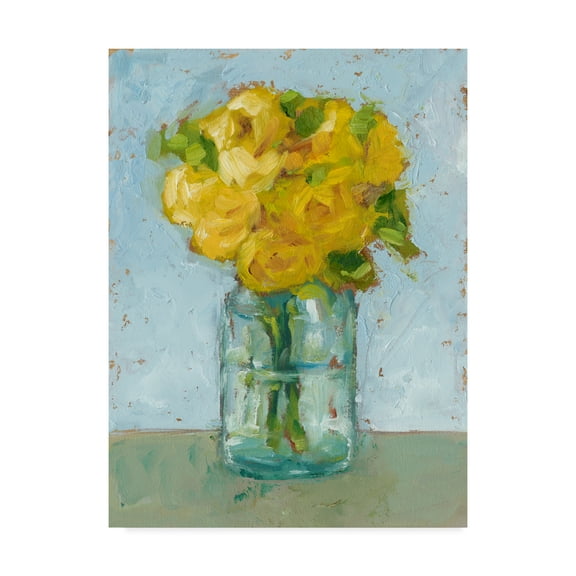 Trademark Fine Art 'Impressionist Floral Study III' Canvas Art by Ethan Harper