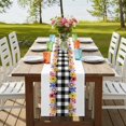thumbnail image 4 of Table Runners 70 Inches Long Dress Scarves, Colorful Flowers Farmhouse Coffee/Dining/Kitchen Table Decor, Holiday Table Runner, Spring Floral Elegant Pastoral Watercolor 13x70 Inch, 4 of 9