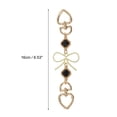 thumbnail image 2 of Unique Bargains 1 Pc Metal Buckle Handbag Strap Gold Tone Black Metal, 2 of 4
