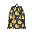 thumbnail image 3 of Balery Moon Bear Vintage Canvas Backpack for Men and Women - Large Capacity, Durable Travel Laptop Bag for School, Work, Hiking, and Outdoor Activities, 3 of 7