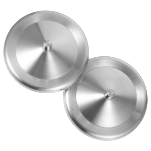 Stainless Steel Lid Mug Cup Cover Heat Preservation Covers - Lids Travel Coffee 2 Pcs