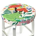 thumbnail image 3 of Naloa Mushroom and Frogs Round Bar Stool Cushion Cover 12-14 inch, Fits Kitchen, Office, Restaurant Chairs - 13 inch, 3 of 7