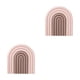 thumbnail image 4 of Ounissouiy Posavasos aislantes en forma de arcoíris, alfombrillas para botellas, adorno para el hogar reutilizable, mantel Individual rosado 2piezas, 4 of 6