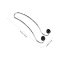 thumbnail image 2 of 2PCS Car Back Seat Hook Stainless Steel Rhinestone Double Hook Storage Hanger, 2 of 8