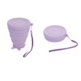 thumbnail image 1 of Vaso de viaje plegable de silicona - Vaso de camping plegable de silicona con tapas -, 1 of 5