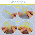 thumbnail image 4 of 100 Pieces Pipe Cleaners Stem, for Pipe Cleaners DIY Arts Crafts Decorations(Yellow), 4 of 5