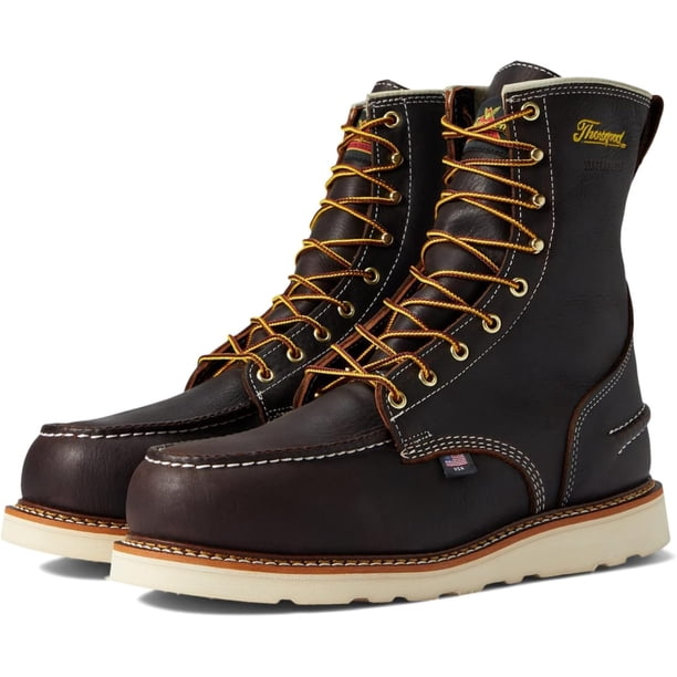 Botas de trabajo Thorogood serie 1957, impermeables, punta de acero de 8 pulgadas
