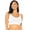 White, variant on Women's Rhonda Shear 9199 Adjustable Strap Ahh Bra (White S)