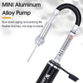 thumbnail image 2 of Aluminum Alloy 130PSI Foot Tire Pump Portable Mountain Bike Inflator Basketball Inflator Hand Pump Cycling Accessory, 2 of 7