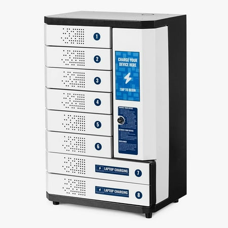 Luxor Kwik Boost Self-Service Charging Locker, 8-Bay