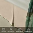 thumbnail image 5 of Mocassi Solid Bed Skirt 1-Piece, 1500 Thread Count Quality, Minimalist Design and Modern Look- Easy Care, Wrinkle and Stain Resistant, Full, Macadamia Beige, 5 of 5