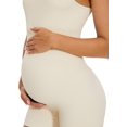 thumbnail image 4 of Maternity Workout Romper Pregnancy Yoga Ribbed One Piece Seamless Tank Top Jumpsuit, 4 of 6