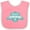 Pink and White, variant on Inktastic Banner Bride's Team Boys or Girls Baby Bib