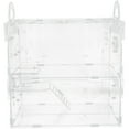 thumbnail image 1 of 1Pack Clear Acrylic Hamster Cage for Small Animals with Breathable and Transparent Design for Home Use, 1 of 9