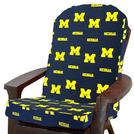 chair michigan adirondack college outdoor ncaa cushion indoor covers dialog displays option button additional opens zoom walmart
