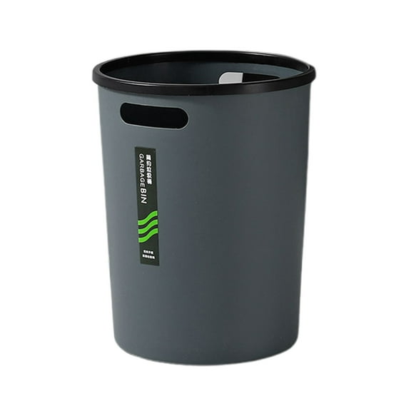 HOMBOTI Trash Can for Kitchen Extra Large Garbage Can Plastic Round Trash Can for Bedroom/Bathroom/Office
