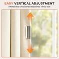 thumbnail image 4 of Fountwell Magnetic Curtain Clips – Hold Curtains Closed, Detachable Buckle, No Drill, Privacy Protection for Indoor & Outdoor Patio Curtains, 4 of 10
