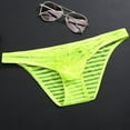 thumbnail image 4 of Calzoncillos transparentes de seda de hielo para hombre, ropa interior fina de cintura baja de malla, sexy, transpirable, de verano, pantalones de moda para jóvenes, 4 of 6