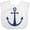 AA-White, variant on Inktastic Anchor Nautical Boys or Girls Baby Bib