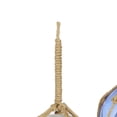 thumbnail image 6 of 9"W, 17"H Multi Colored Glass Buoy Sculpture with Rope Accents, by DecMode (4 Count), 6 of 8