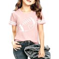 thumbnail image 2 of WhouRiu Girls Fashion Graphic Tees Kids Short Sleeve Crew Neck Tshirt Comfortable Cute Casual Summer T Shirts,6-7 Years, 2 of 4