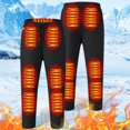 thumbnail image 1 of Pantalones térmicos USB 5V para hombres Pantalones impermeables la cintura elástica 12 Zona de calefacción Pantalones calentados para esquiar motocicleta de pesca, 1 of 9