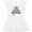 AA-White, variant on Inktastic My Aunt is a Survivor Breast Cancer Awareness Girls Toddler Dress