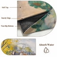 thumbnail image 4 of Country Road Round Rug 7ft Washable Circle Rugs Non Slip Abstract Art Oil Painting Pastoral Villas Large Area Rug Indoor Floor Carpet for Bedroom Kitchen Living Room Home Office Dining Room Nursery, 4 of 9