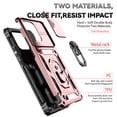 thumbnail image 3 of For Motorola Edge 40 Pro Case Shockproof Armor Magnetic Ring Stand Cover Camera Lens Protection Cover, 3 of 6