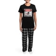 thumbnail image 4 of CafePress - Beans Women's Dark Pajamas - Women's Short Sleeve Print T-Shirt and Pants Dark Cotton Pajama Set, 4 of 7