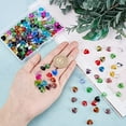thumbnail image 5 of 160pcs Love Heart Charm Beads 16 Colors Faceted Glass Charm Top Drilled 10mm Heart Shaped Crystal Beads for DIY Earring Necklace Valentines Jewelry Gift, 5 of 6