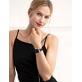 thumbnail image 5 of Wearlizer Leather Band Compatible with Apple Watch Band Women 38mm 40mm 41mm 42mm 44mm 45mm 46mm 49mm Dressy Leather Strap with T-shape Metal Buckle for iWatch Ultra SE Series 10 9 8 7 6 5 4 3, 5 of 6