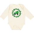 thumbnail image 3 of Inktastic St Patricks Day Shamrock Truck Boys Long Sleeve Baby Bodysuit, 3 of 5