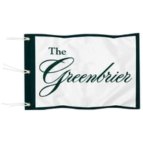 DianYu The Greenbrier LIV Golf Pin Flag Practic Putting Green Golf Flag For Backyard Garden Miniature Pin Flag with Three Brass Grommets 12x18Inch