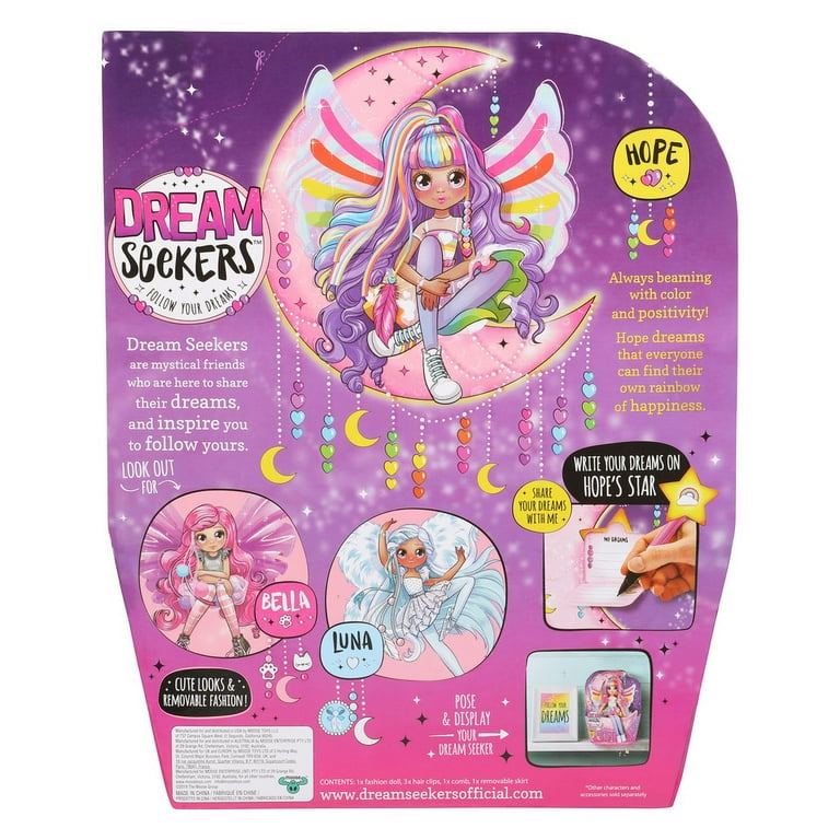 Dream Seekers Magical Rainbow Fantasy Fairy Doll Hope, Single Pack